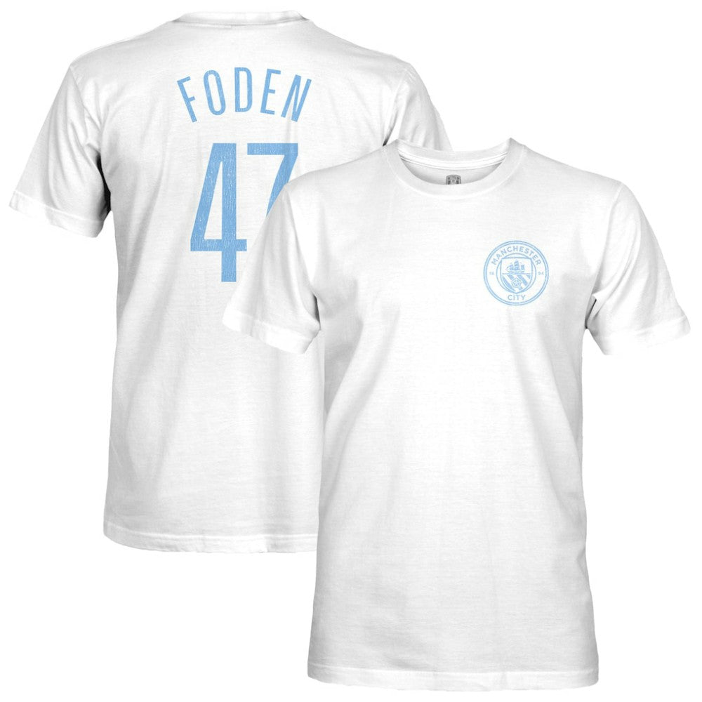 Phil Foden Manchester City 1863FC Player T-Shirt -  White