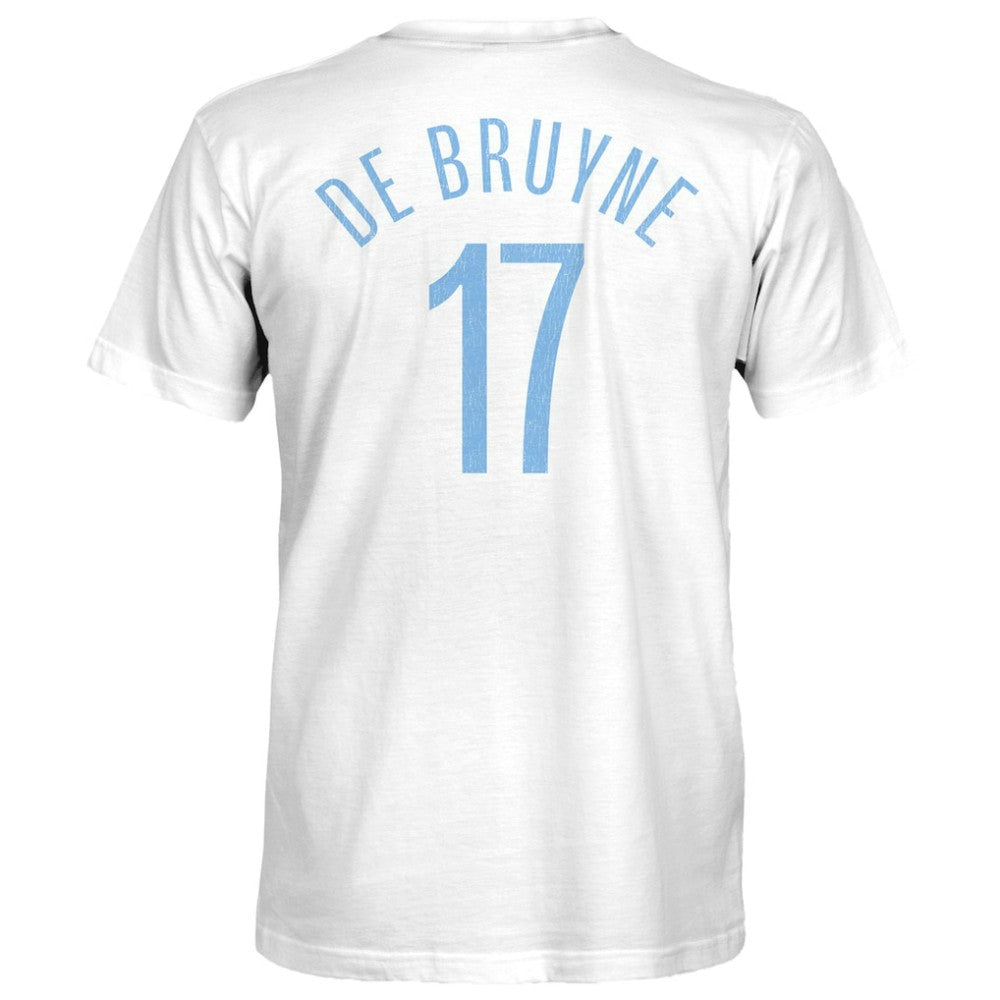 Kevin De Bruyne Manchester City 1863FC Player T-Shirt -  White