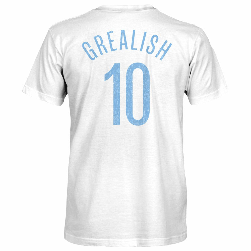 Jack Grealish Manchester City 1863FC Player T-Shirt -  White