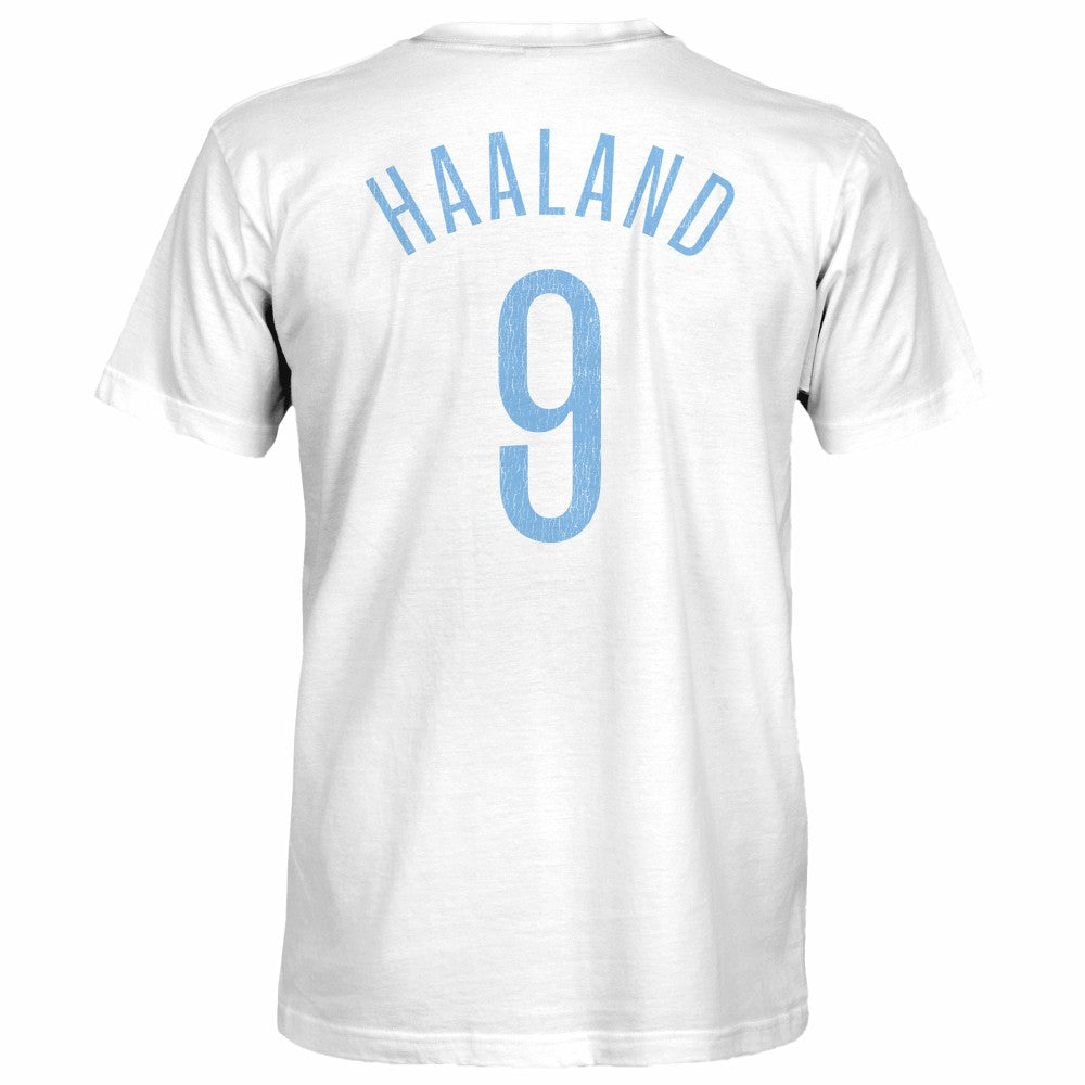 Erling Haaland Manchester City 1863FC Player T-Shirt -  White