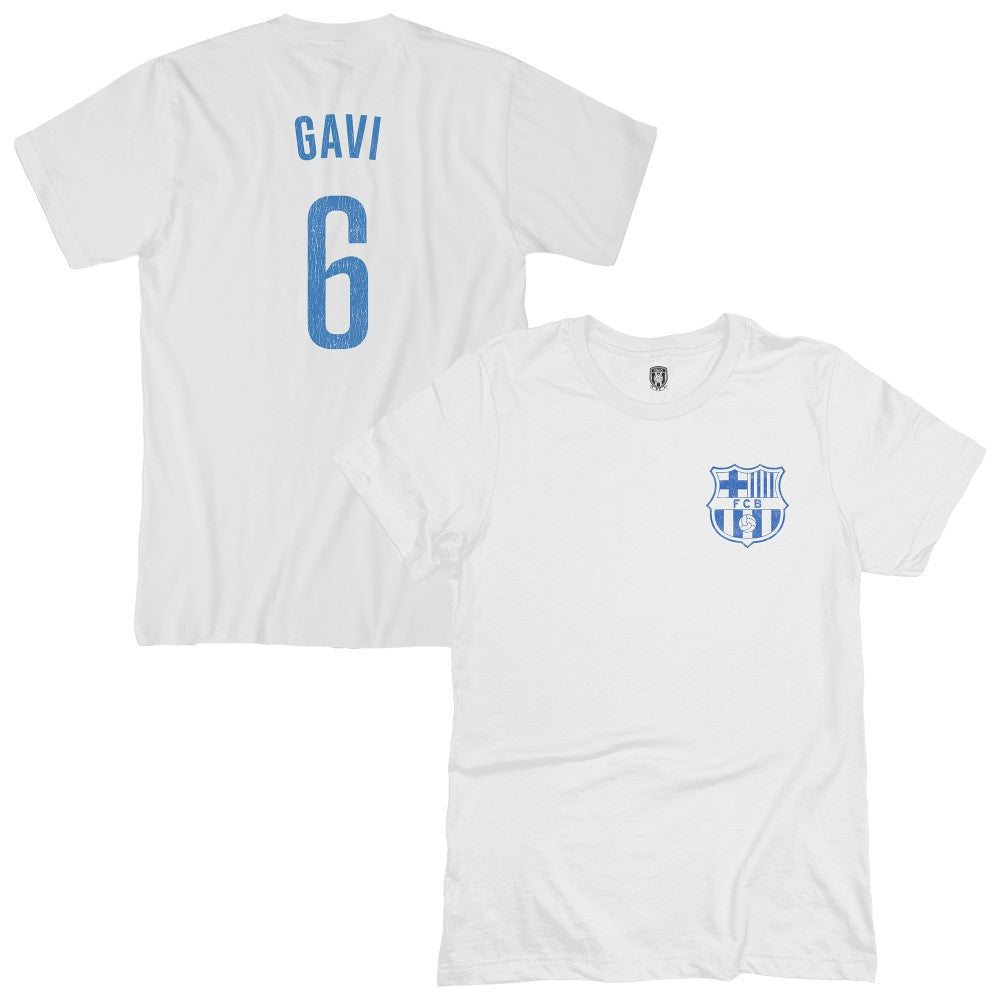 Gavi Barcelona 1863FC Player T-Shirt -  White