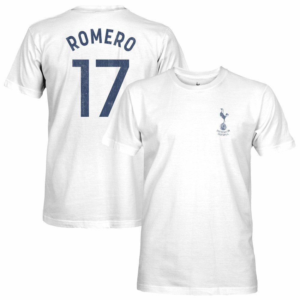 Cristian Romero Tottenham Hotspur 1863FC Player T-Shirt -  White