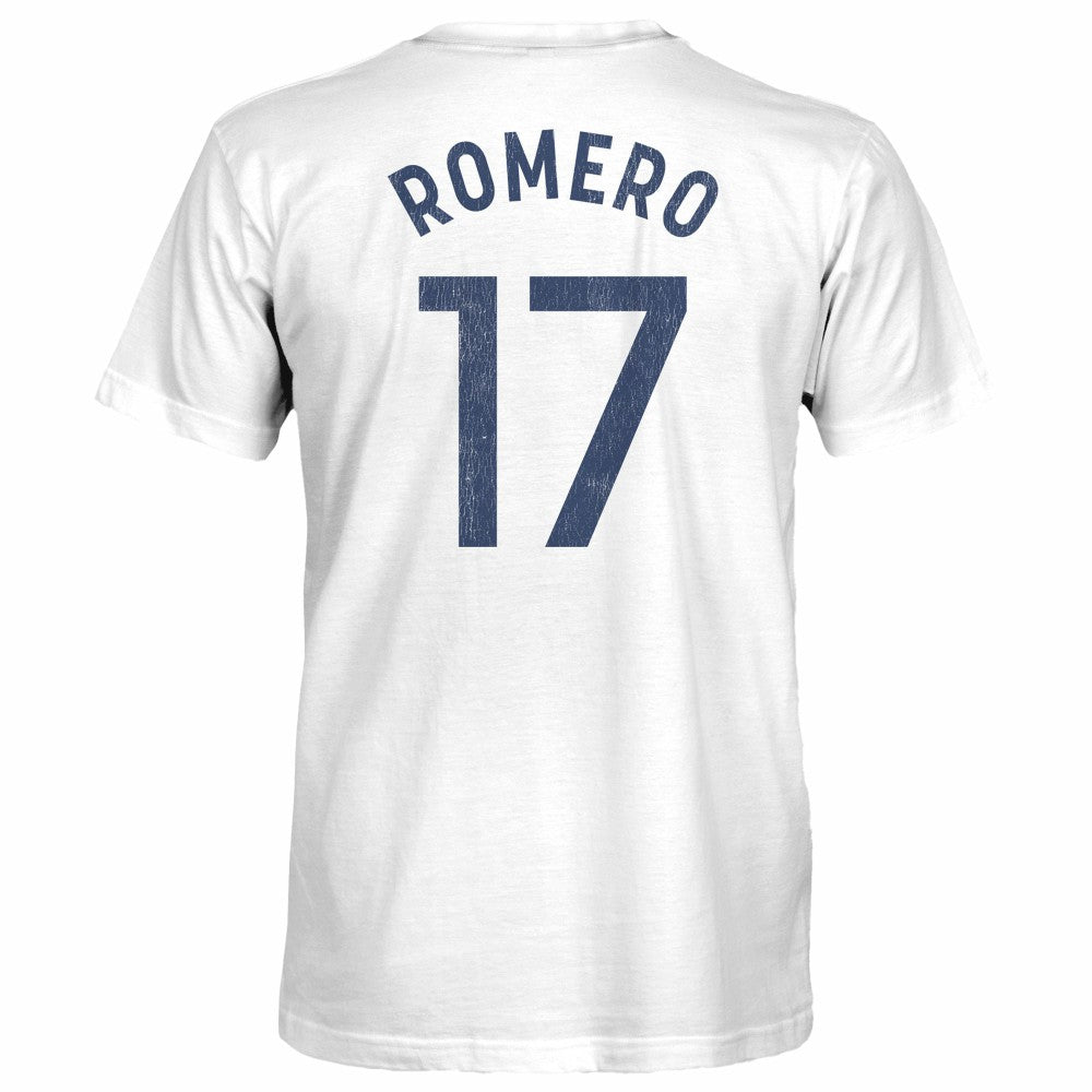 Cristian Romero Tottenham Hotspur 1863FC Player T-Shirt -  White