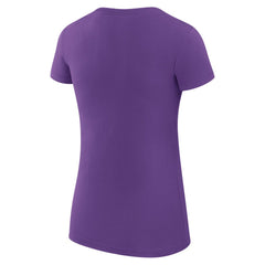 G-III 4Her by Carl Banks Women's Super-Slim Fit Lightweight Collage Team T-Shirt - Minnesota Vikings