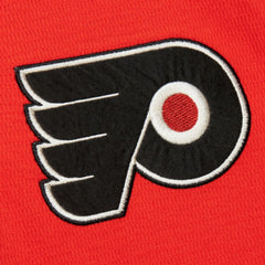 NHL Orange Philadelphia Flyers Mitchell & Ness Thermal Henley Long Sleeve T-Shirt