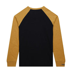 NHL Black/Gold Vegas Golden Knights Mitchell & Ness Legendary Slub Raglan Long Sleeve T-Shirt