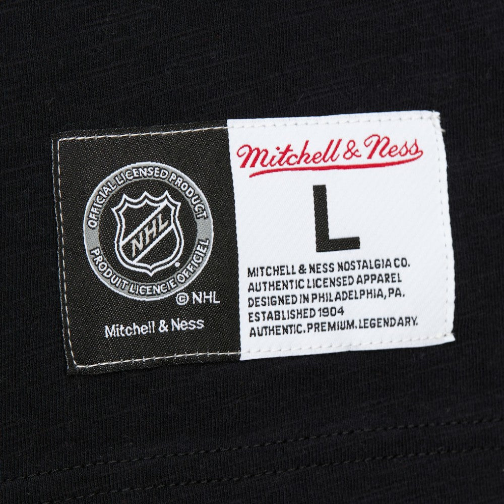 NHL Black/Gold Boston Bruins Mitchell & Ness Legendary Slub Raglan Long Sleeve T-Shirt