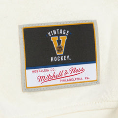 NHL Cream Boston Bruins Mitchell & Ness Women's Logo 3.0 Pullover Sweatshirt