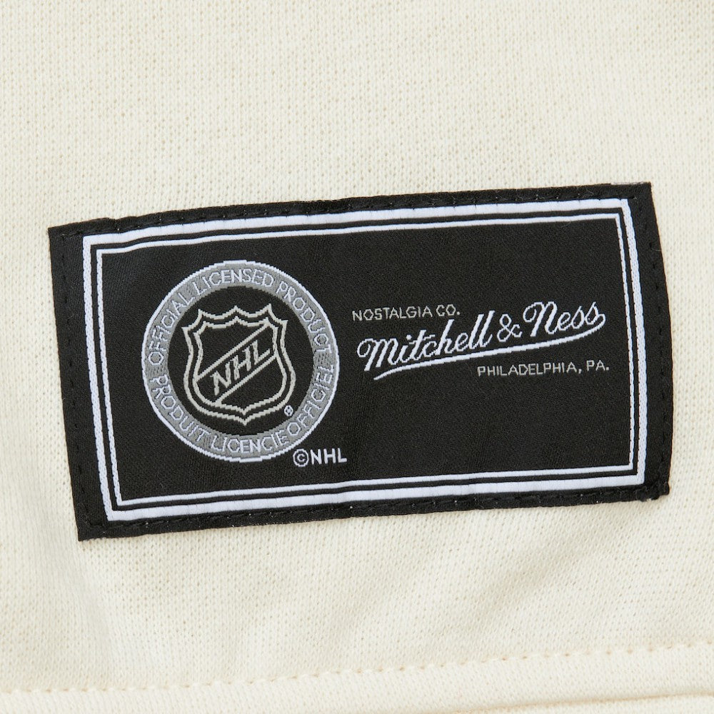 NHL Cream Seattle Kraken Mitchell & Ness Women's Logo 3.0 Pullover Sweatshirt
