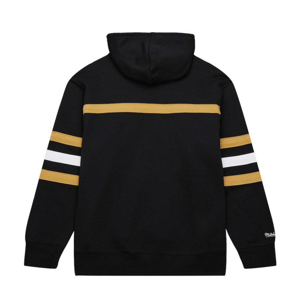 NHL Black Vegas Golden Knights Mitchell & Ness Head Coach Slogan Pullover Hoodie