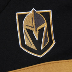 NHL Black Vegas Golden Knights Mitchell & Ness Head Coach Slogan Pullover Hoodie
