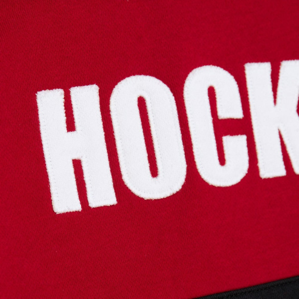 NHL Red Detroit Red Wings Mitchell & Ness Head Coach Slogan Pullover Hoodie
