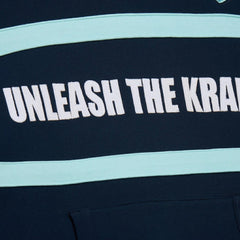 NHL Navy Seattle Kraken Mitchell & Ness Head Coach Slogan Pullover Hoodie