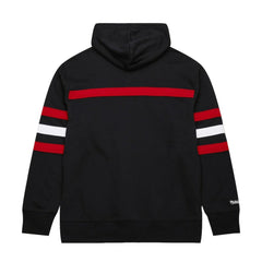 NHL Black New Jersey Devils Mitchell & Ness Head Coach Slogan Pullover Hoodie