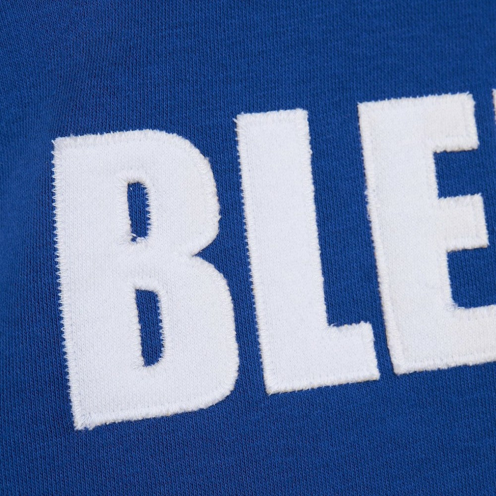 NHL Blue St. Louis Blues Mitchell & Ness Head Coach Slogan Pullover Hoodie