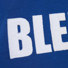 NHL Blue St. Louis Blues Mitchell & Ness Head Coach Slogan Pullover Hoodie