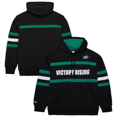 NHL Black Dallas Stars Mitchell & Ness Head Coach Slogan Pullover Hoodie
