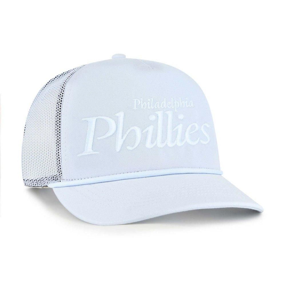 MLB Philadelphia Phillies '47 Foundation Script Hitch Adjustable Trucker Hat