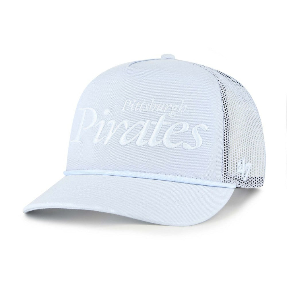 MLB Pittsburgh Pirates '47 Foundation Script Hitch Adjustable Trucker Hat