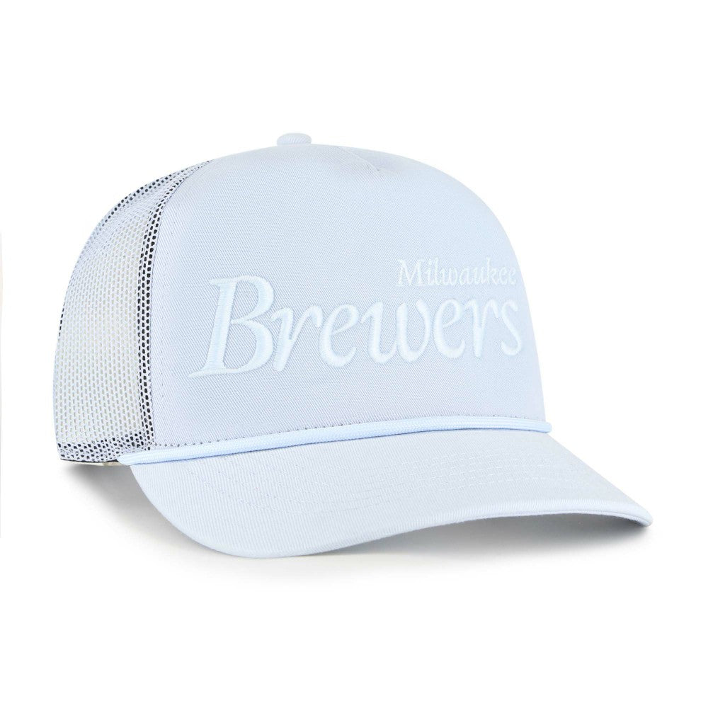 MLB Milwaukee Brewers '47 Foundation Script Hitch Adjustable Trucker Hat