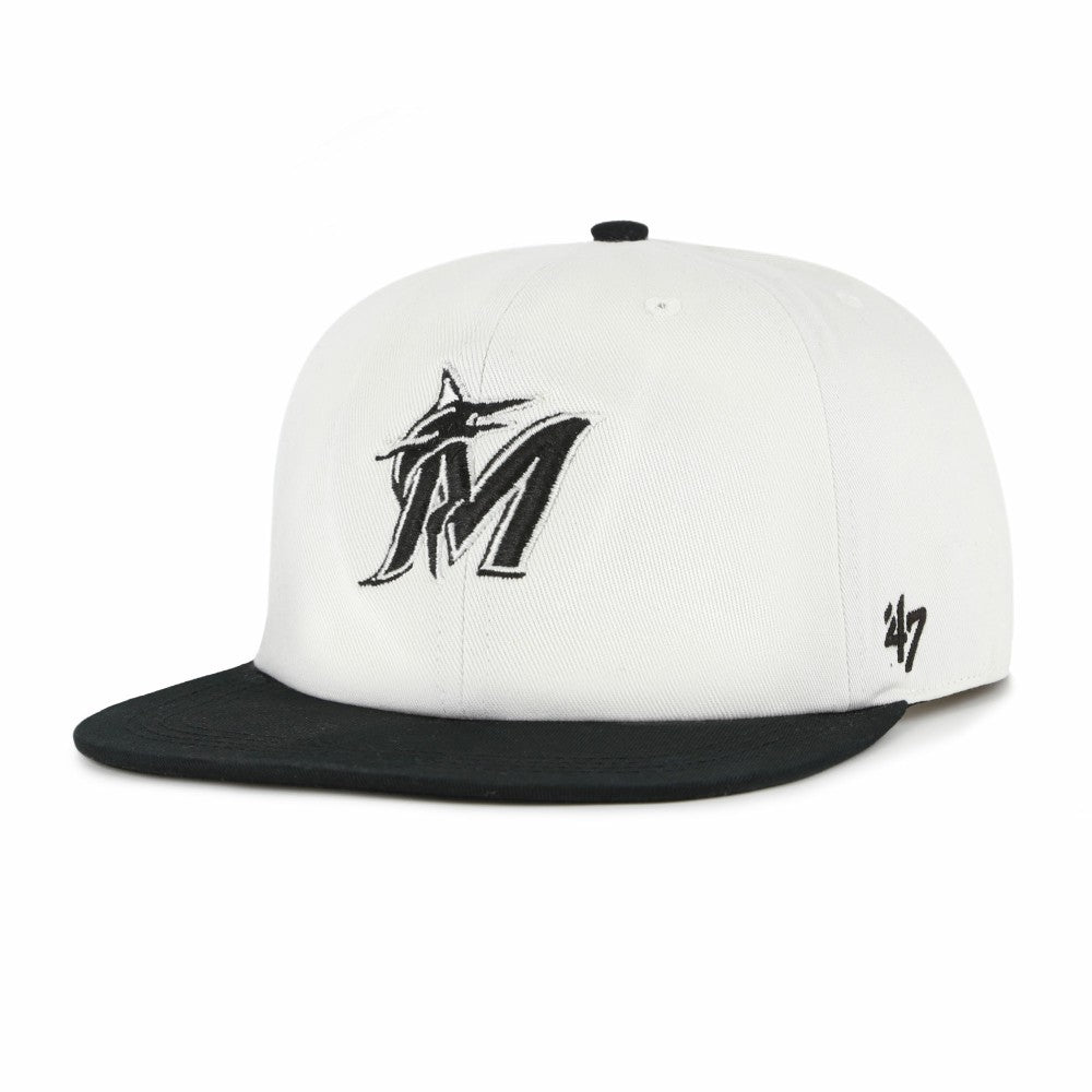 MLB Miami Marlins '47 Foundation Captain Snapback Hat