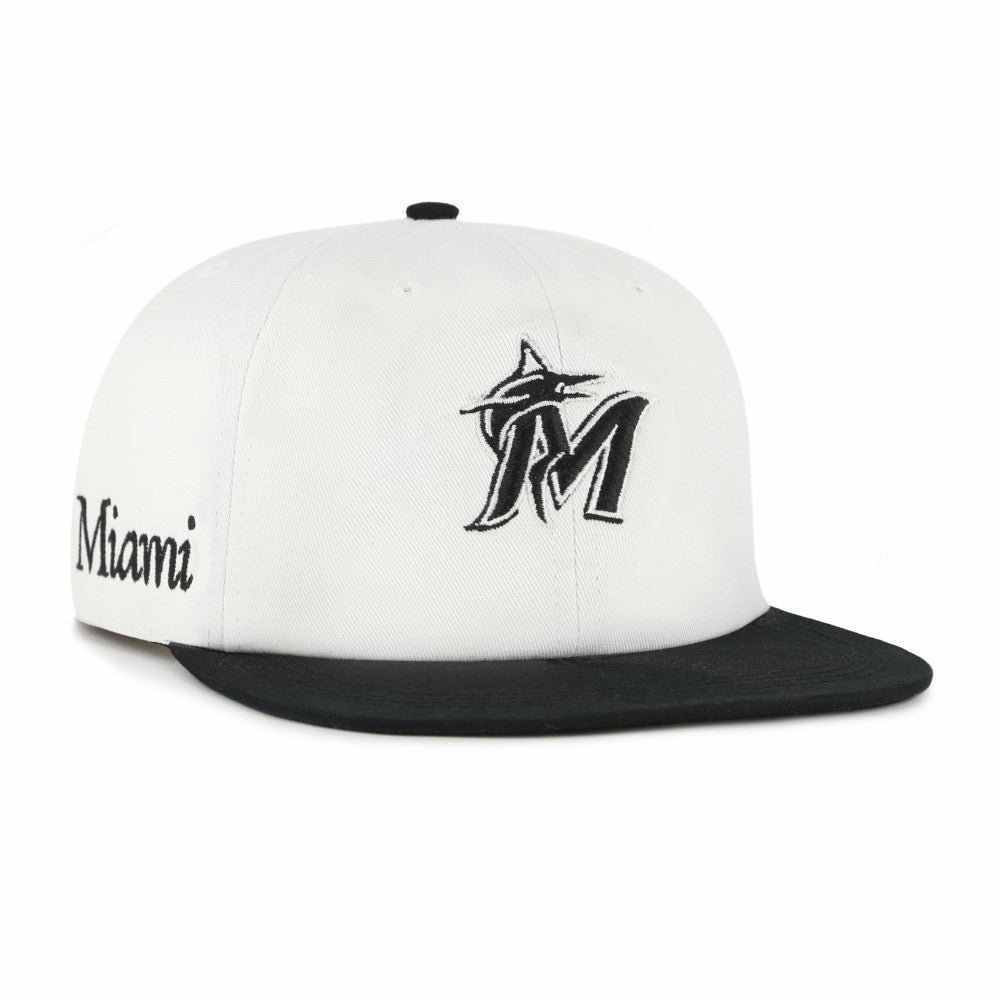 MLB Miami Marlins '47 Foundation Captain Snapback Hat