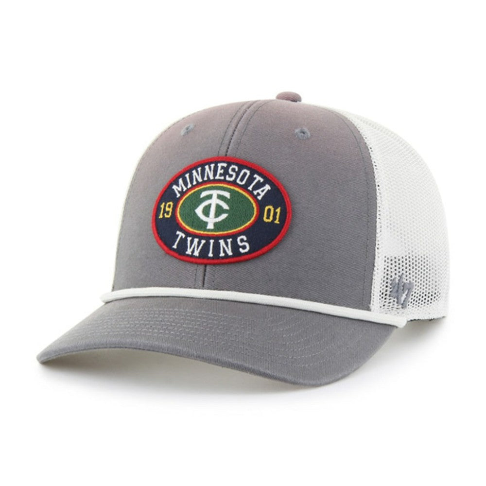 MLB Minnesota Twins '47 Tide Sweep Rope Trucker Adjustable Hat