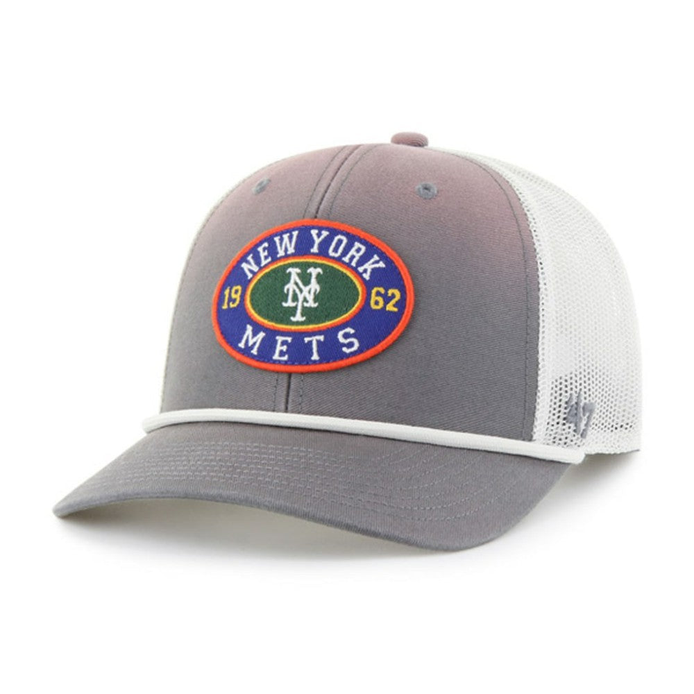 MLB New York Mets '47 Tide Sweep Rope Trucker Adjustable Hat