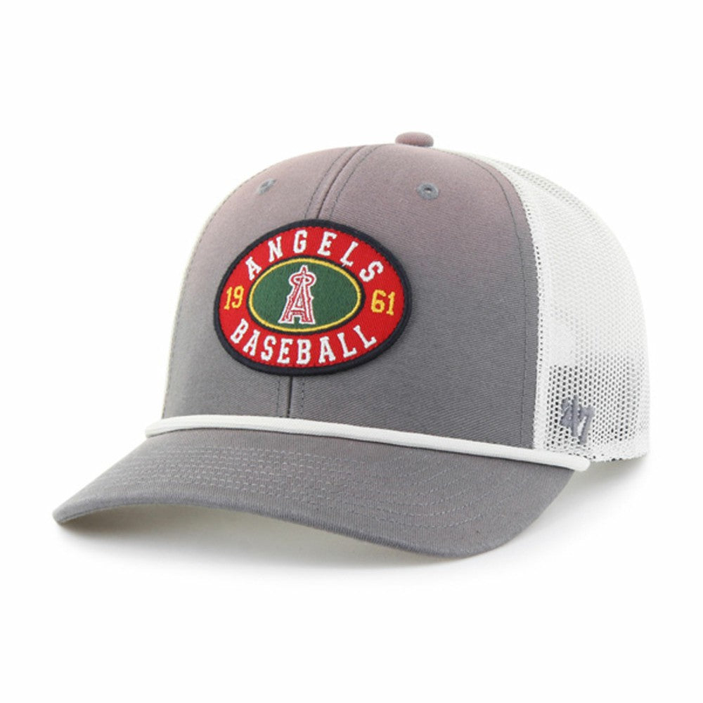 MLB Los Angeles Angels '47 Tide Sweep Rope Trucker Adjustable Hat