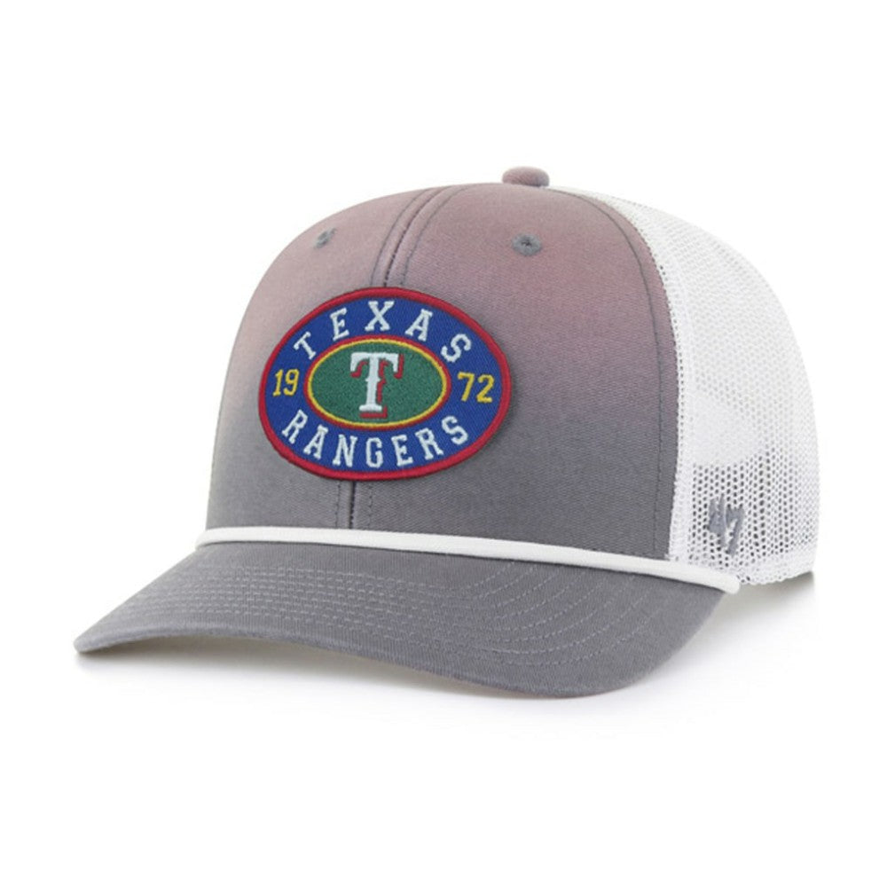 MLB Texas Rangers '47 Tide Sweep Rope Trucker Adjustable Hat