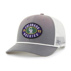 MLB Colorado Rockies '47 Tide Sweep Rope Trucker Adjustable Hat