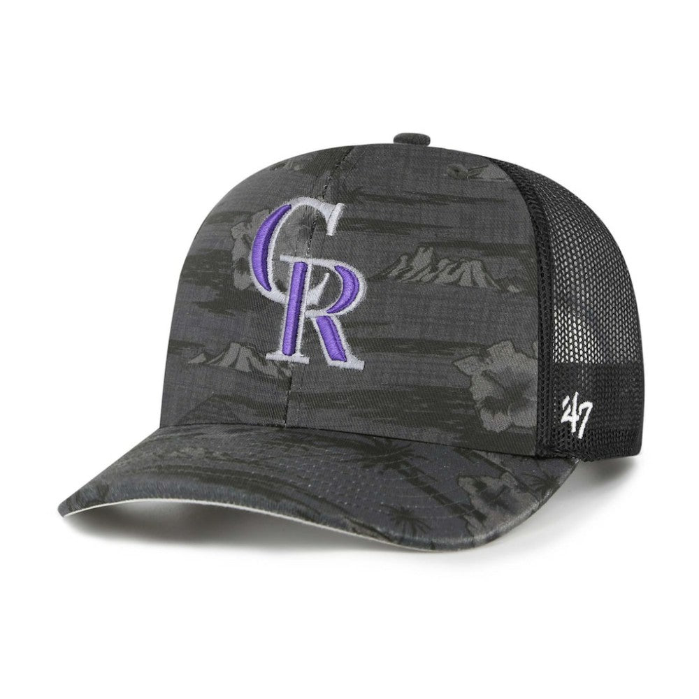 MLB '47 Colorado Rockies Fiji Trucker Adjustable Hat