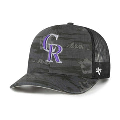 MLB '47 Colorado Rockies Fiji Trucker Adjustable Hat