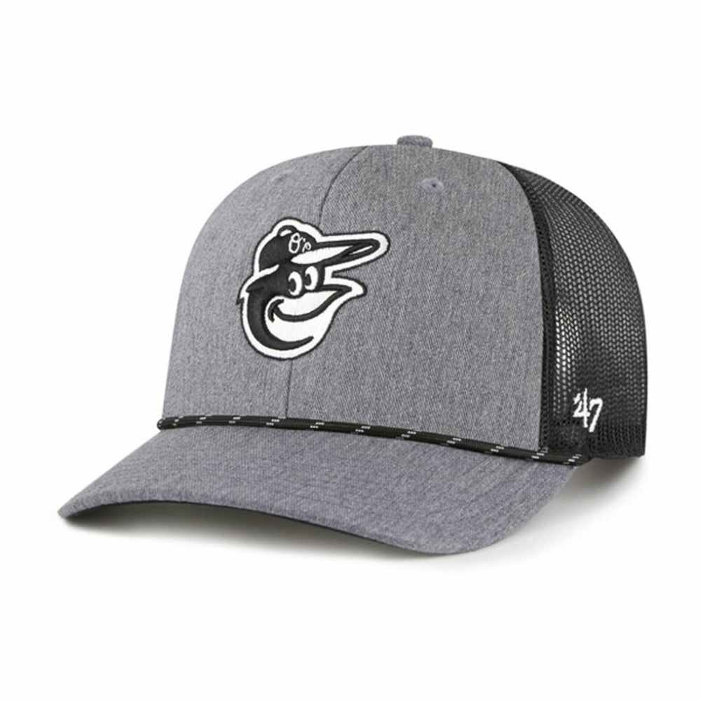 MLB Baltimore Orioles '47 Carbon Rope Trucker Adjustable Hat