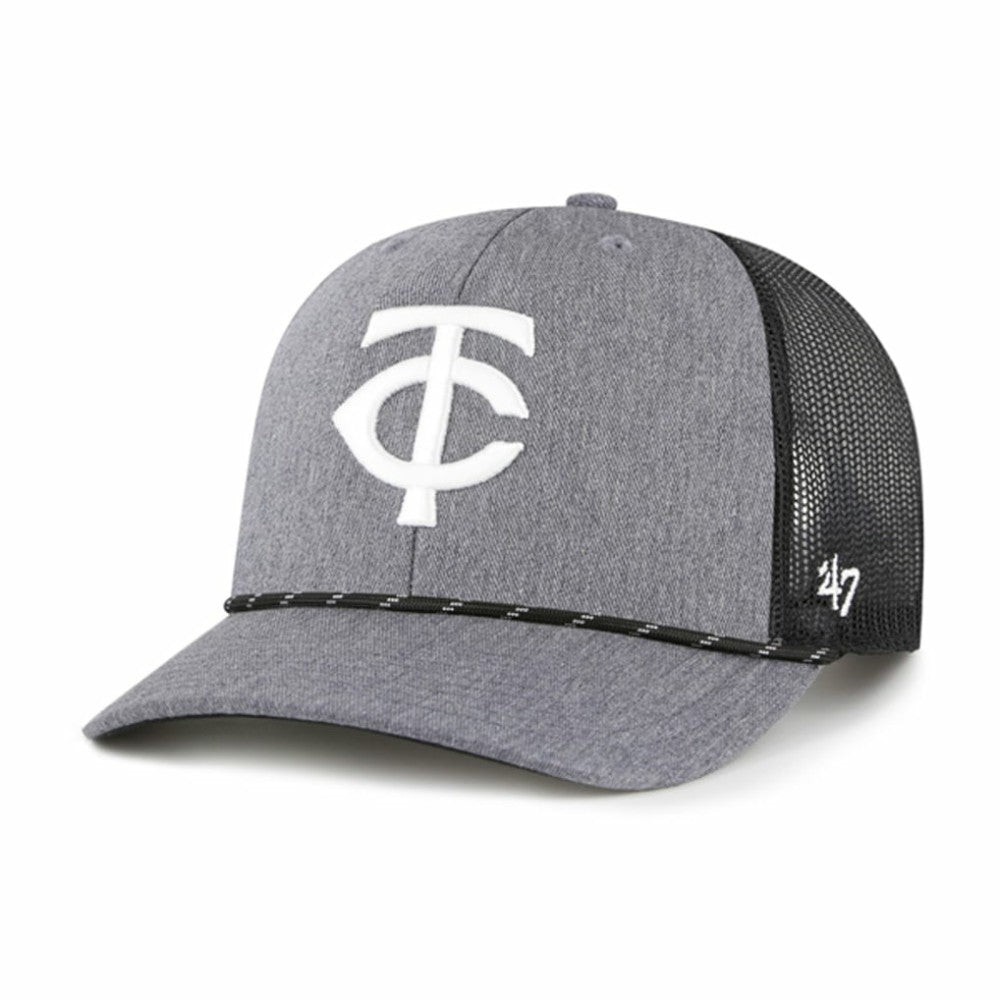 MLB Minnesota Twins '47 Carbon Rope Trucker Adjustable Hat