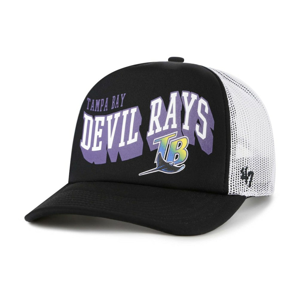 MLB Tampa Bay Rays '47 Meander Foam Trucker Snapback Hat