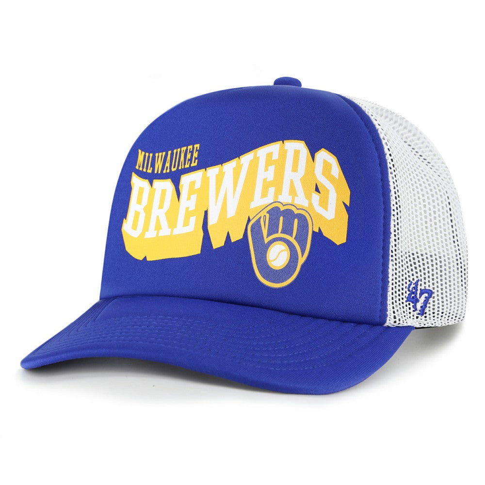 MLB Milwaukee Brewers '47 Meander Foam Trucker Snapback Hat