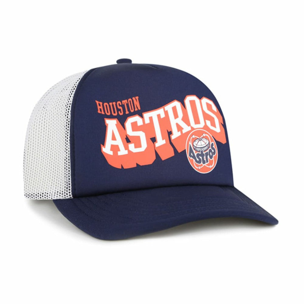 MLB Houston Astros '47 Meander Foam Trucker Snapback Hat