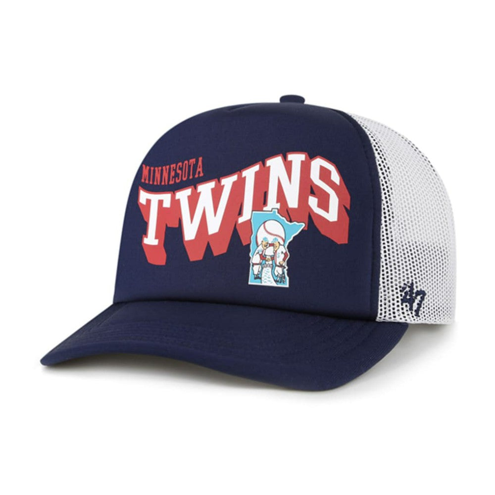 MLB Minnesota Twins '47 Meander Foam Trucker Snapback Hat