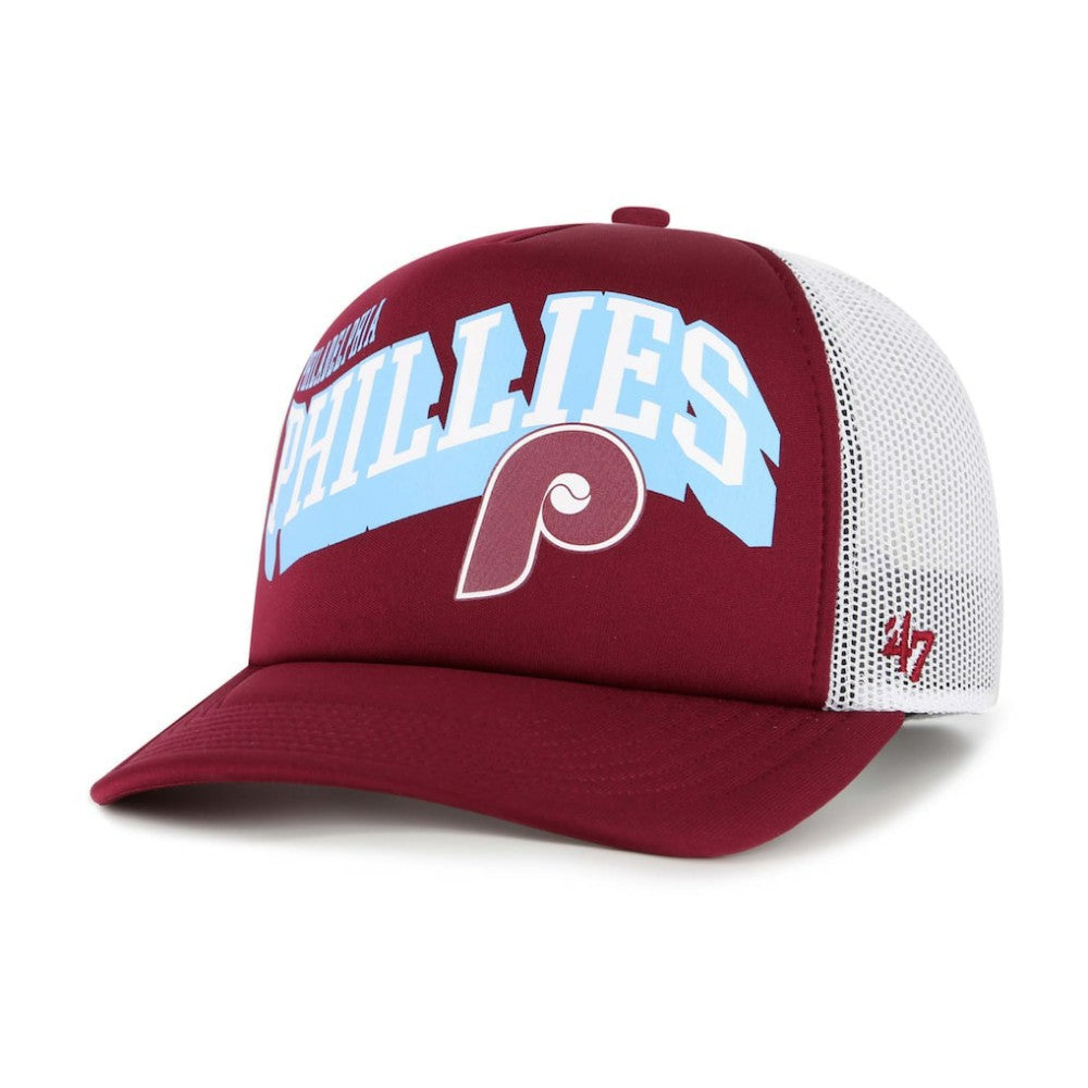 MLB Philadelphia Phillies '47 Meander Foam Trucker Snapback Hat