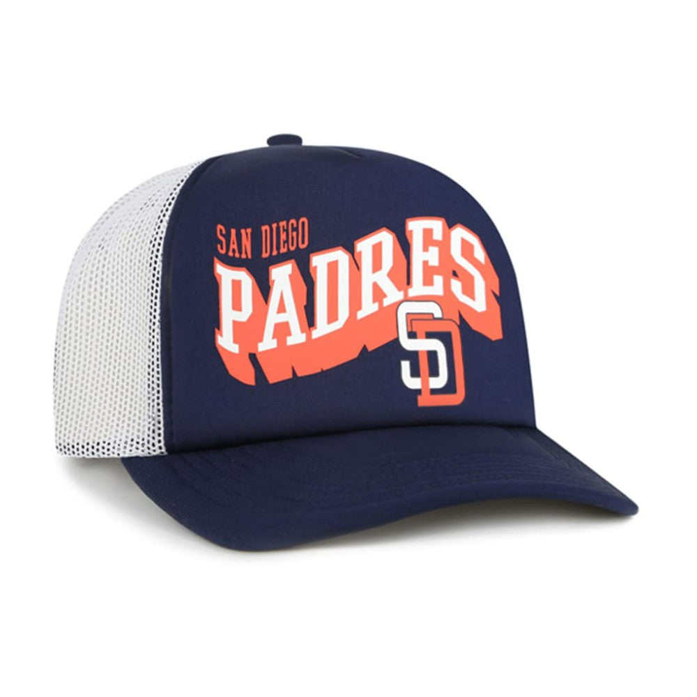 MLB San Diego Padres '47 Meander Foam Trucker Snapback Hat