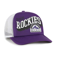 MLB Colorado Rockies '47 Meander Foam Trucker Snapback Hat