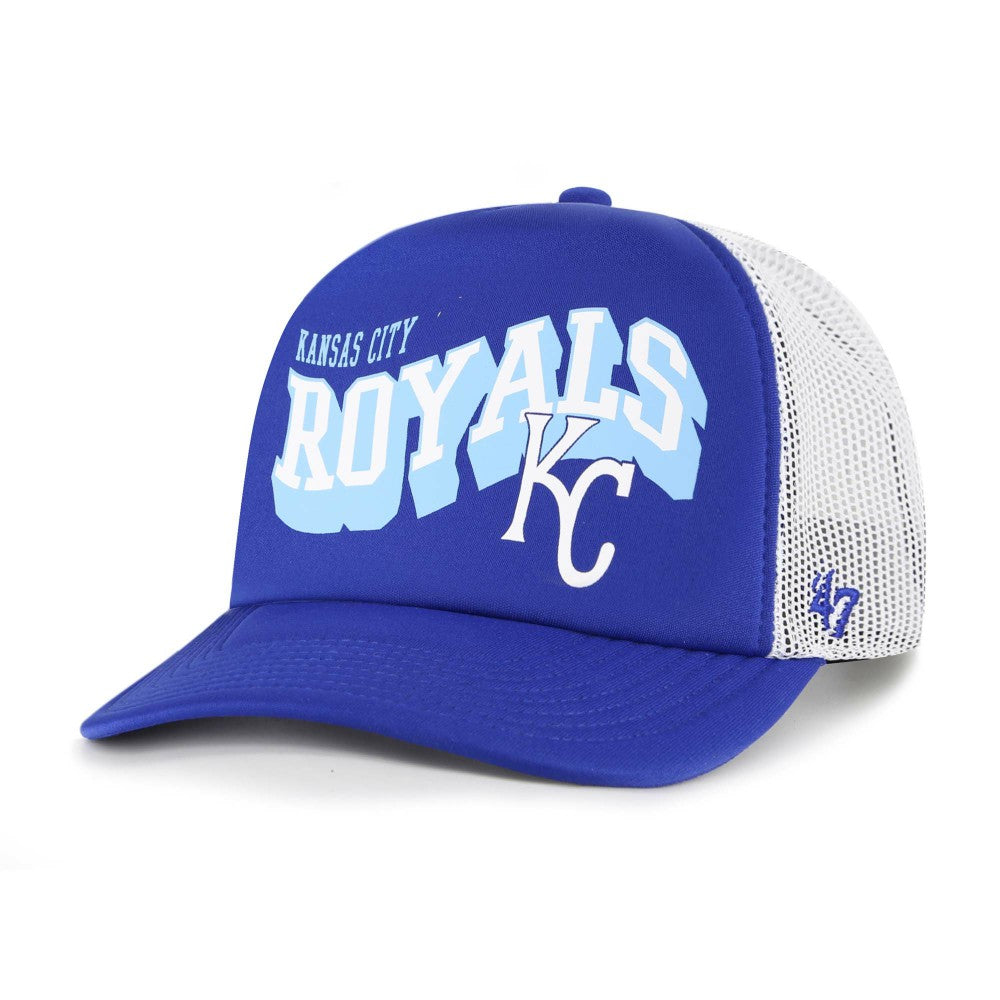 MLB Kansas City Royals '47 Meander Foam Trucker Snapback Hat