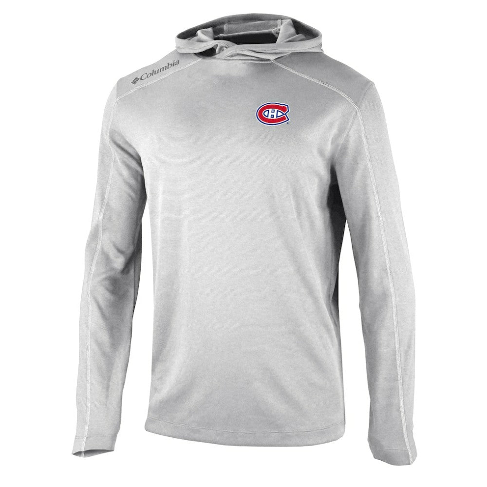 NHL Gray Montreal Canadiens Columbia Shotgun Omni-Wick Pullover Hoodie