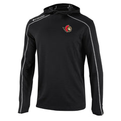 NHL Black Ottawa Senators Columbia Shotgun Omni-Wick Pullover Hoodie