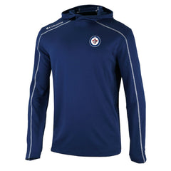 NHL Navy Winnipeg Jets Columbia Shotgun Omni-Wick Pullover Hoodie