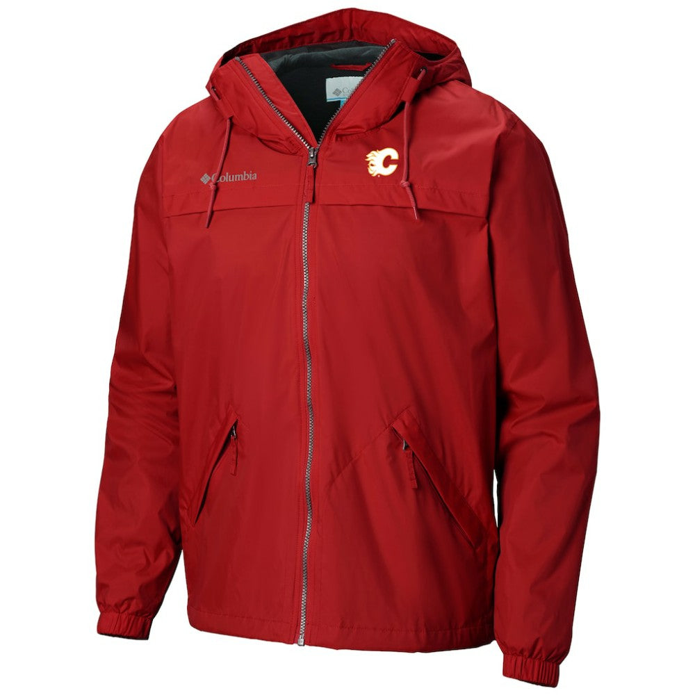 NHL Red Calgary Flames Columbia Oroville Creek Lined Full-Zip Jacket
