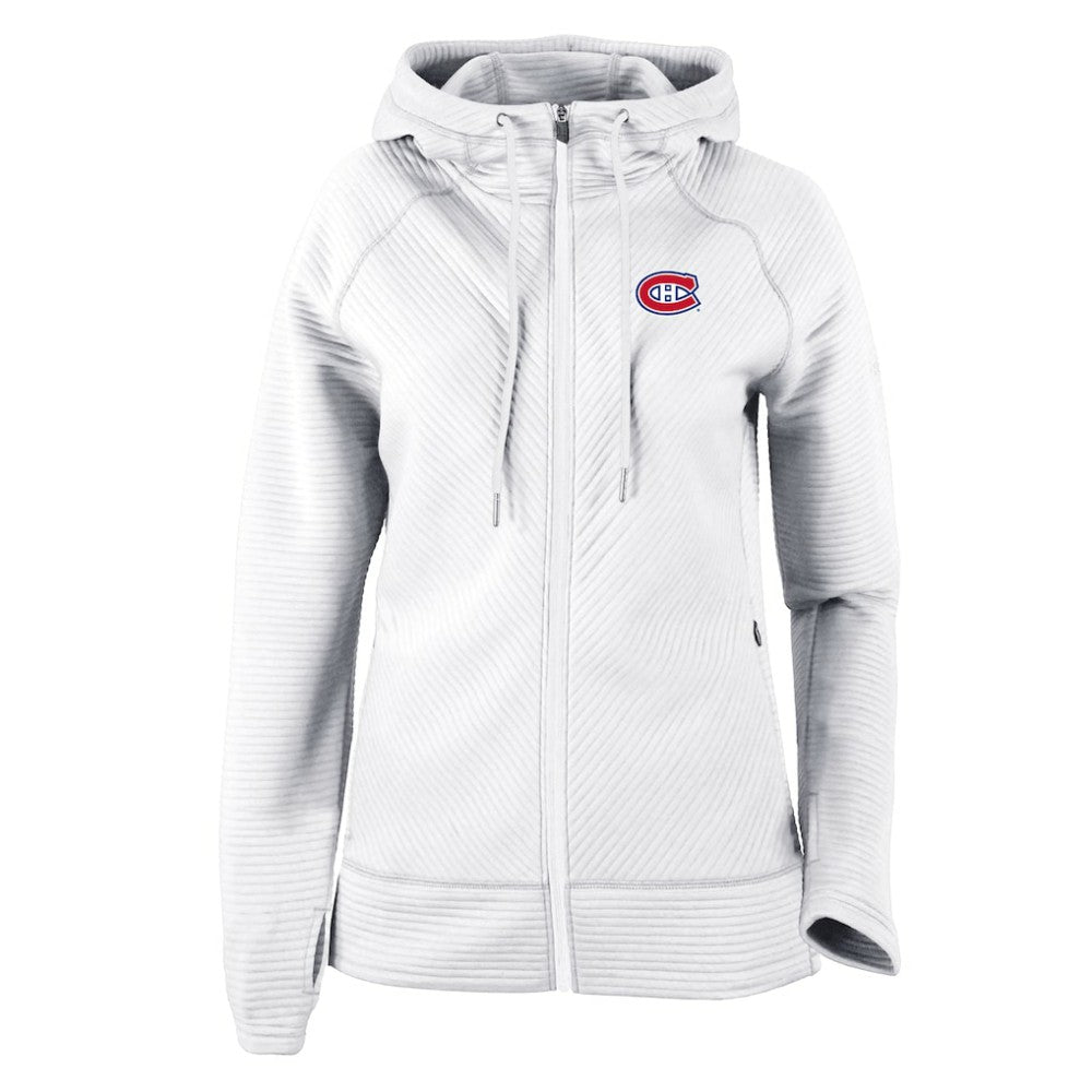 NHL White Montreal Canadiens Columbia Omni-Wick Pack It Up Full-Zip Jacket