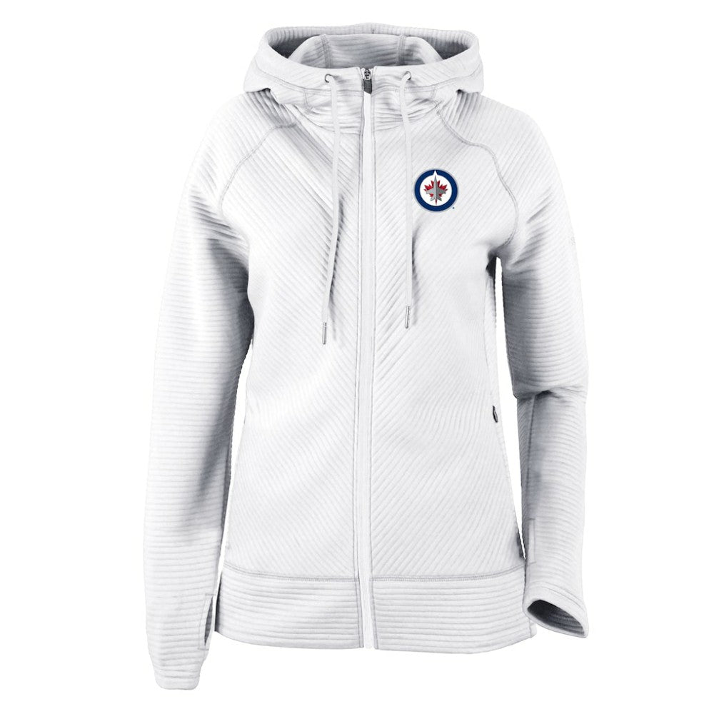 NHL White Winnipeg Jets Columbia Omni-Wick Pack It Up Full-Zip Jacket