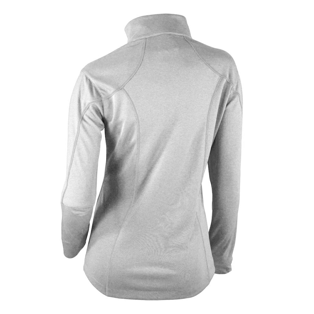 NHL White Edmonton Oilers Columbia Women's Omni-Wick Shotgun 2.0 Quarter-Zip Pullover Top